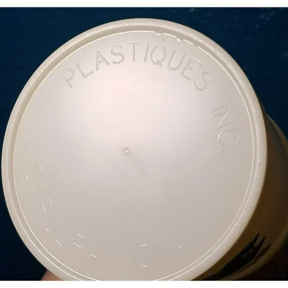 1970's Plastiques Inc Cream, Sugar, Salt, & Pepper Kitchen Set Vintage White - Picture 7 of 12